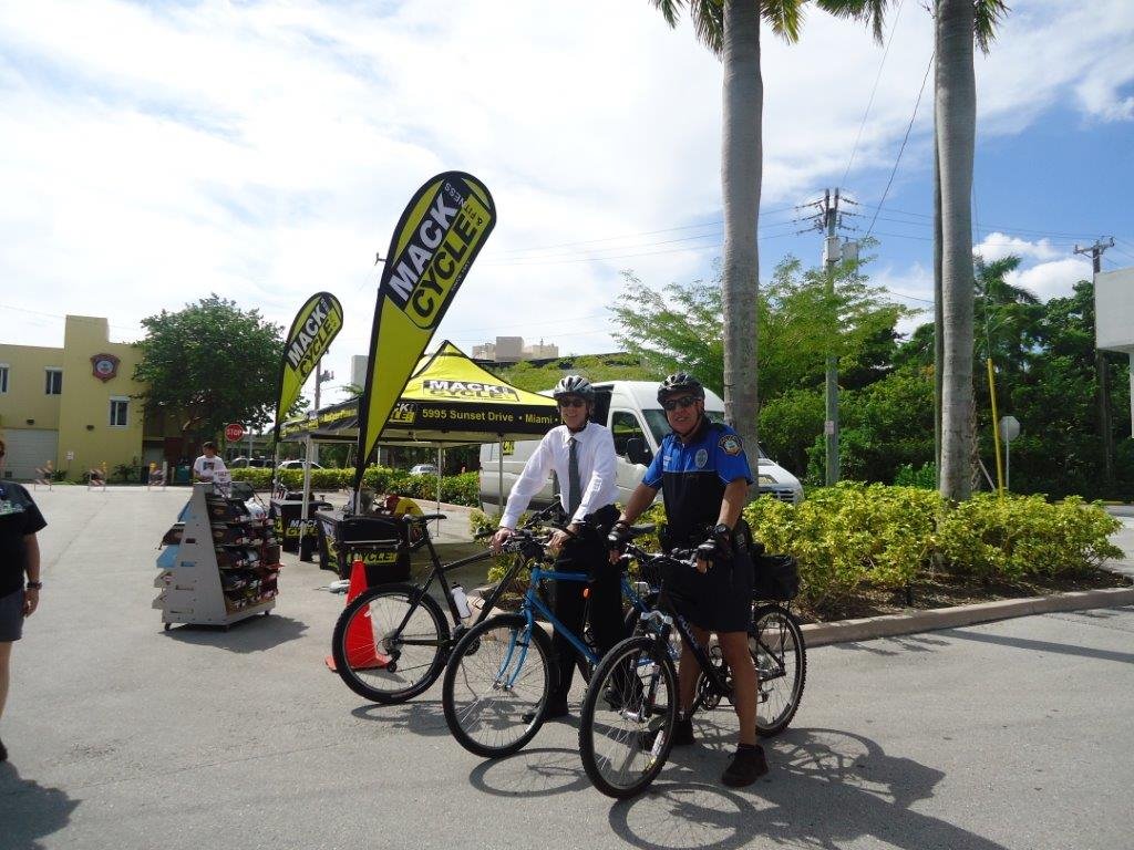 Mayor and Community Patrol Officer Rodriguez